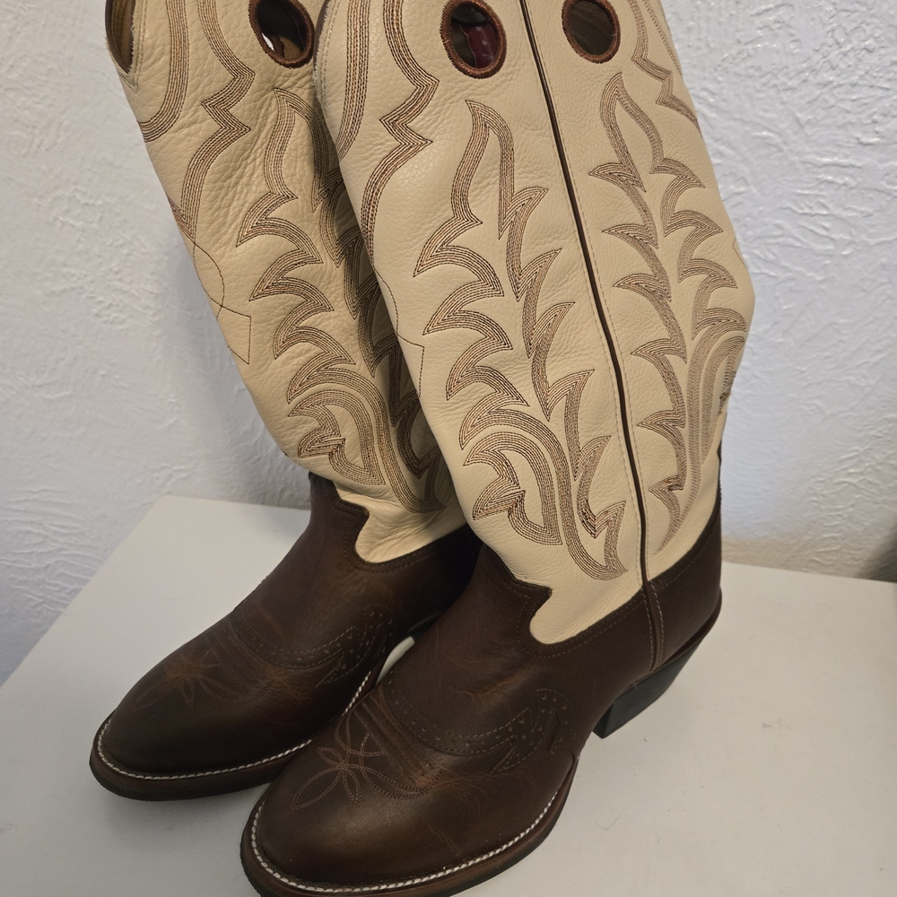 Tony Lama Two-Tone Western Boots